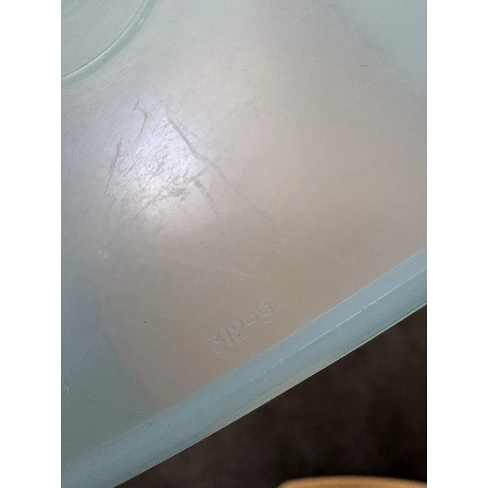 Vintage TUPPERWARE 2 Blue Pastel Freezer Squares 311-61, 312-9 w/Lids 310-87